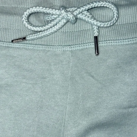 Reebok Size XL Womens' Cozy Light Green Fleece Jogger Sweatpants with Pockets - Picture 3 of 7